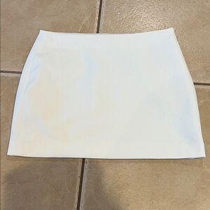 Babaton Ivory Mini Skirt